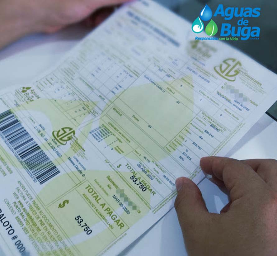 Factura - Aguas de Buga